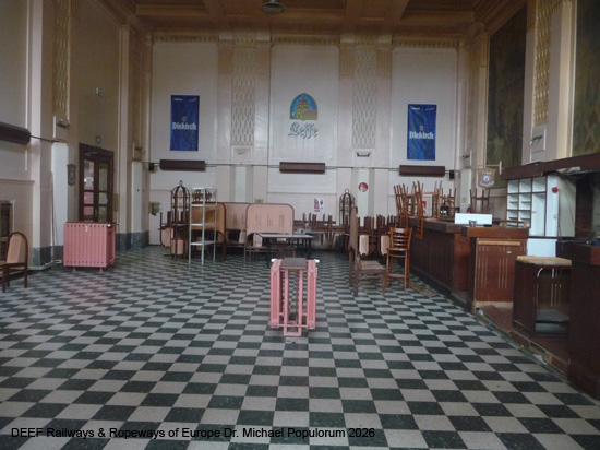 Belgien Eisenbahnstrecke Linie 44 Verviers Pepinster Spa Stavelot Luxembourg