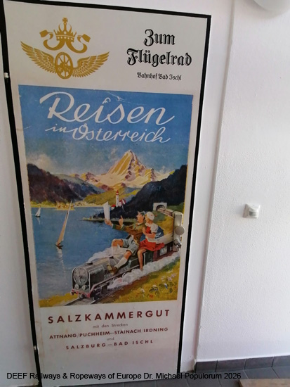 Zum Flügelrad Bahnhof Bad Ischl Café Restaurant Salzkammergutbahn Österreich