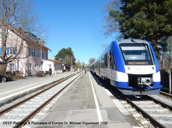 Ammerseebahn Mering Geltendorf Dießen Weilheim Eisenbahn Bayern