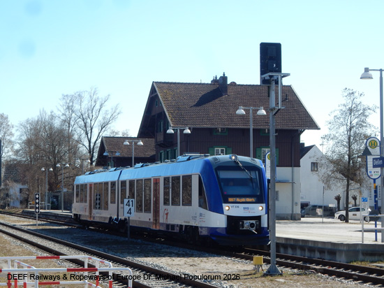 Ammerseebahn Mering Geltendorf Dießen Weilheim Eisenbahn Bayern