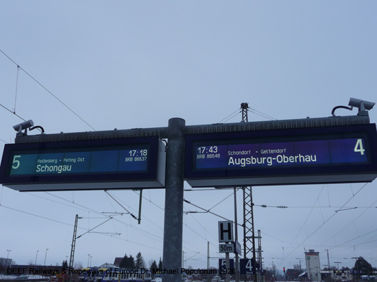 Ammerseebahn Mering Geltendorf Dießen Weilheim Eisenbahn Bayern