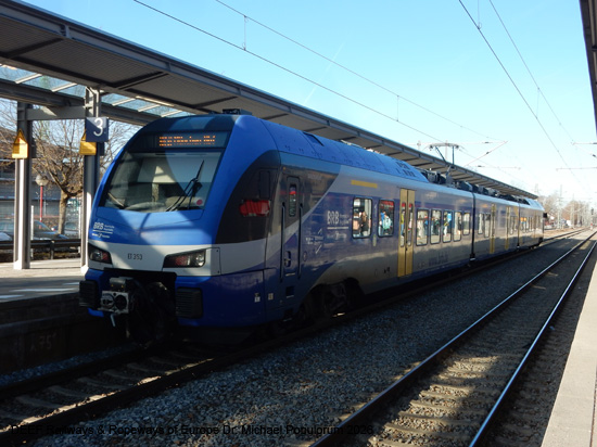 BOB Bayrische Oberlandbahn BRB Eisenbahn Bayern Bahnhof Deisenhofen
