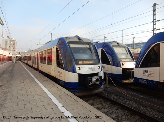 BOB Bayerische Oberlandbahn LINT Triebwagen München Hauptbahnhof