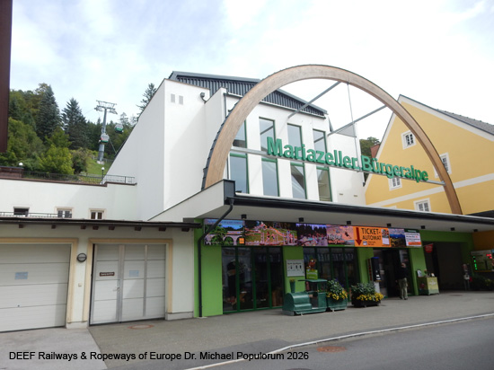 Mariazell Bürgeralpe Express Gondelbahn Seilbahn EUB Steiermark Österreich