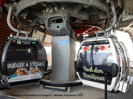 Mariazell Bürgeralpe Express Gondelbahn Seilbahn EUB Steiermark Österreich