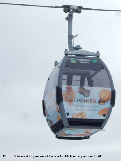 Mariazell Bürgeralpe Express Gondelbahn Seilbahn EUB Steiermark Österreich