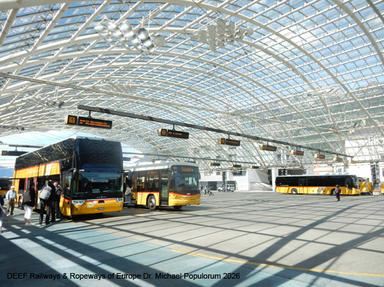 Chur Busterminal Postauto Graubünden