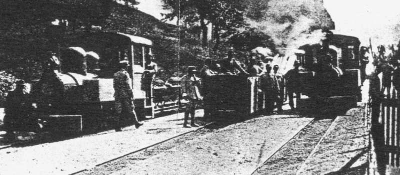 Karfreiter Bahn Bahnstrecke Cividale–Kobarid Ferrovia Cividale–Caporetto, Železniška proga Čedad–Kobarid Eisenbahn Friaul Italien Österreich