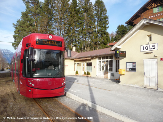 Innsbrucker Mittelgebirgsbahn Igler Sechser Straßenbahn Innsbruck Igls Tram Tirol