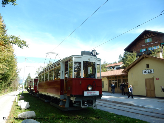 Innsbrucker Mittelgebirgsbahn Igler Sechser Straßenbahn Innsbruck Igls Tram Tirol