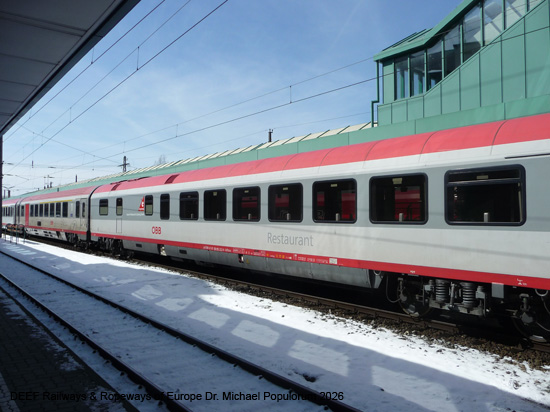 ÖBB Speisewagen Restaurant Eisenbahn