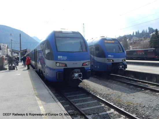 Eisenbahnstrecke Rosenheim Kufstein Unterinntal Bayern TEN Korridorstrecke BRB ÖBB