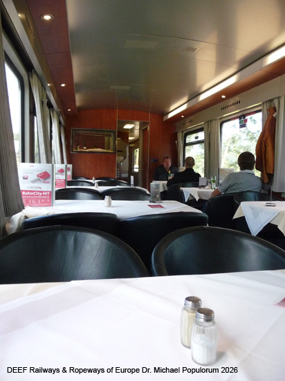 ÖBB Speisewagen Restaurant Eisenbahn