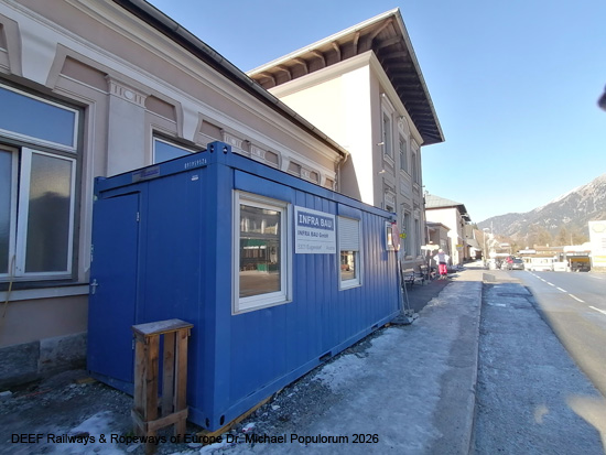 ÖBB Modernisierung Bahnhof Bad Gastein Eisenbahn Salzburg Österreich