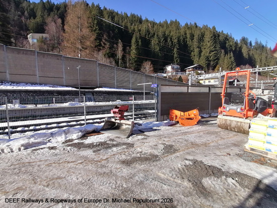ÖBB Modernisierung Bahnhof Bad Gastein Eisenbahn Salzburg Österreich