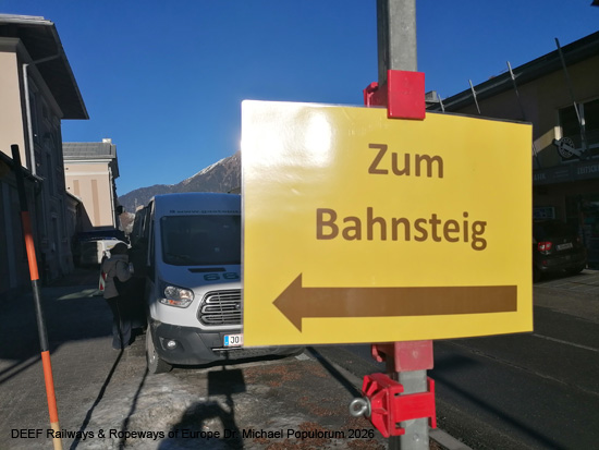 ÖBB Modernisierung Bahnhof Bad Gastein Eisenbahn Salzburg Österreich