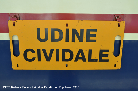 Ferrovia Udine Cividale Eisenbahn Italien Friaul FUC