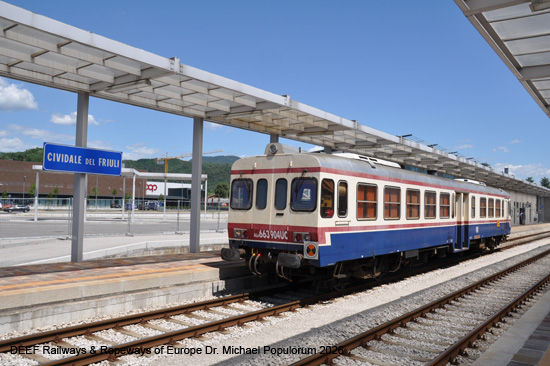 Ferrovia Udine Cividale Eisenbahn Italien Friaul FUC