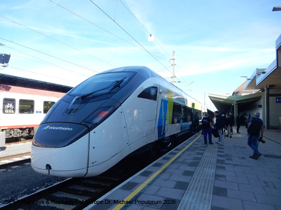 Westbahn Südbahnstrecke Stadler Smile Giruno Bussard Eisenbahn Österreich