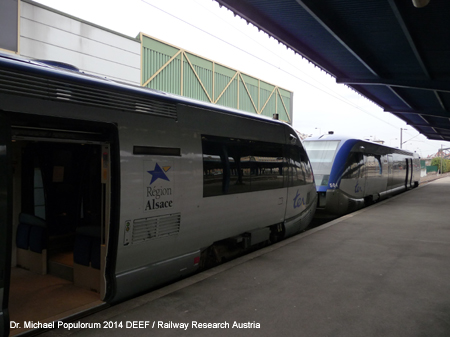 Eisenbahnstrecke Colmar Munster Metzeral Eisenbahn Frankreich Vogesen