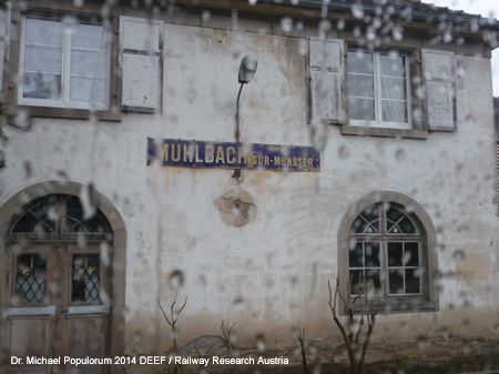 Eisenbahnstrecke Colmar Munster Metzeral Eisenbahn Frankreich Vogesen