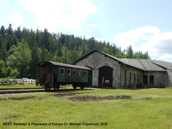 Localbahnmuseum Bayerisch Eisenstein Verkehrsmuseum Bayern Deutschland Eisenbahnmuseum