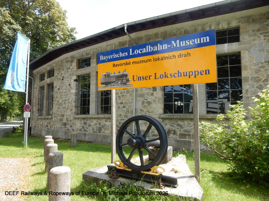 Localbahnmuseum Bayerisch Eisenstein Verkehrsmuseum Bayern Deutschland Eisenbahnmuseum