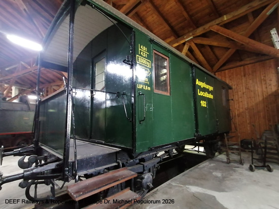 Localbahnmuseum Bayerisch Eisenstein Verkehrsmuseum Bayern Deutschland Eisenbahnmuseum