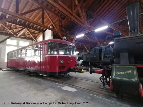 Localbahnmuseum Bayerisch Eisenstein Verkehrsmuseum Bayern Deutschland Eisenbahnmuseum