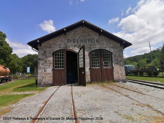 Localbahnmuseum Bayerisch Eisenstein Verkehrsmuseum Bayern Deutschland Eisenbahnmuseum
