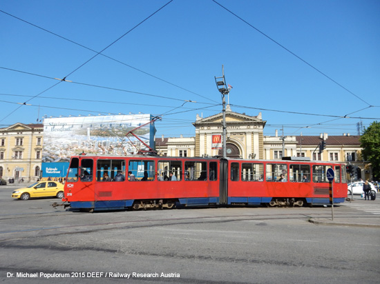 Straßenbahn Belgrad Tram Beograd Serbien