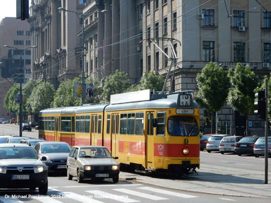 Straßenbahn Belgrad Tram Beograd Serbien