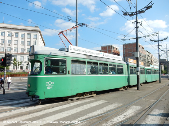 Straßenbahn Belgrad Tram Beograd Serbien
