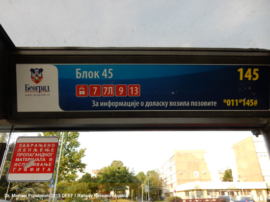 Straßenbahn Belgrad Tram Beograd Serbien