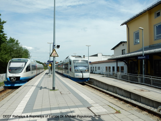 BOB Bayerische Oberlandbahn Holzkirchen Miesbach Schliersee Fischbachau Bayrischzell Eisenbahn Bayern