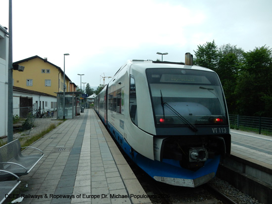 BOB Bayerische Oberlandbahn Holzkirchen Miesbach Schliersee Fischbachau Bayrischzell Eisenbahn Bayern