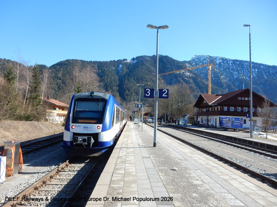 BOB Bayerische Oberlandbahn Holzkirchen Miesbach Schliersee Fischbachau Bayrischzell Eisenbahn Bayern