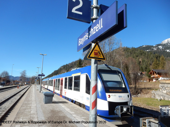 BOB Bayerische Oberlandbahn Holzkirchen Miesbach Schliersee Fischbachau Bayrischzell Eisenbahn Bayern