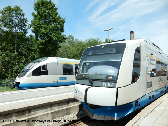 BOB Bayerische Oberlandbahn Holzkirchen Miesbach Schliersee Fischbachau Bayrischzell Eisenbahn Bayern