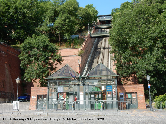 Standseilbahn Budapest Budavári Sikló Ungarn Unesco Weltkulturerbe