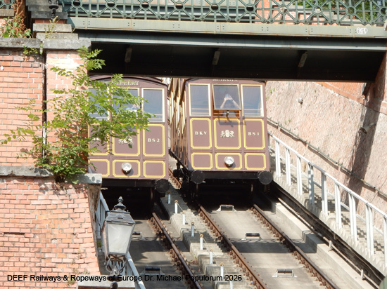 Standseilbahn Budapest Budavári Sikló Ungarn Unesco Weltkulturerbe