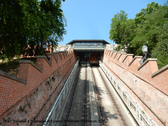 Standseilbahn Budapest Budavári Sikló Ungarn Unesco Weltkulturerbe