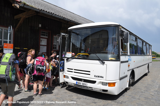 Eisenbahnstrecke Budweis České Budějovice Krumau Horny Plana Oberplan Schwarzes Kreuz Černý Kříž Böhmen Tschechien