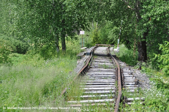 Eisenbahnstrecke Budweis České Budějovice Krumau Horny Plana Oberplan Schwarzes Kreuz Černý Kříž Böhmen Tschechien