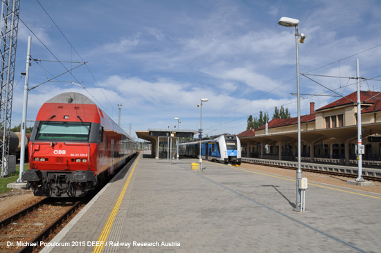 Franz Josefs Bahn Gmünd Ceske Velenice Budweis Eisenbahn Österreich Tschechien
