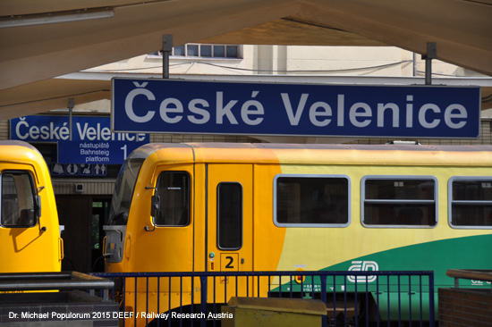 Franz Josefs Bahn Gmünd Ceske Velenice Budweis Eisenbahn Österreich Tschechien