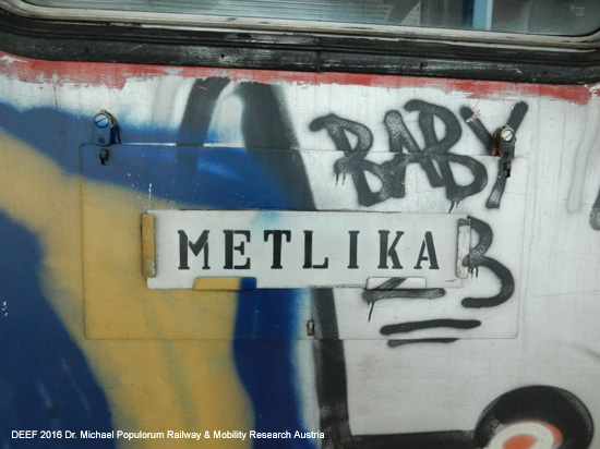 Eisenbahn Laibach Metlika Karlovac Zagreb Slowenien Kroatien