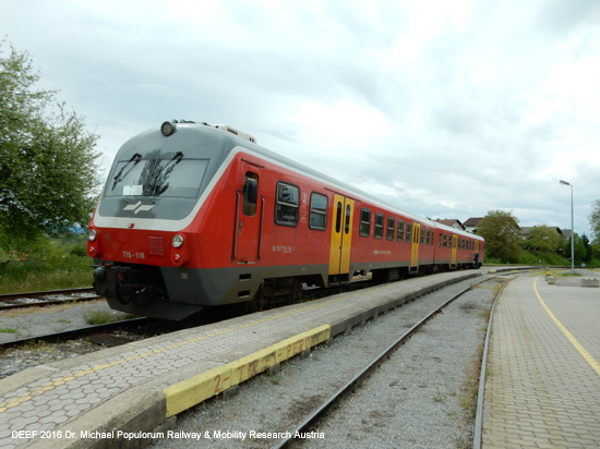 Eisenbahn Laibach Metlika Karlovac Zagreb Slowenien Kroatien