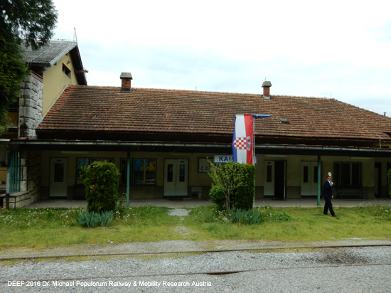 Eisenbahnstrecke Laibach Ljubljana Metlika Karlovac Zagreb Agram Slowenien Kroatien