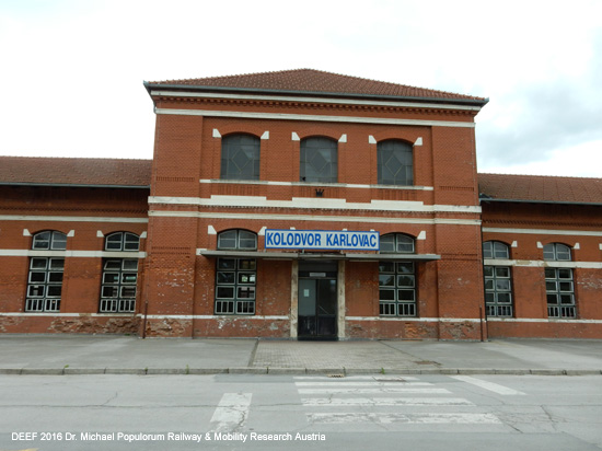 Eisenbahnstrecke Laibach Ljubljana Metlika Karlovac Zagreb Agram Slowenien Kroatien